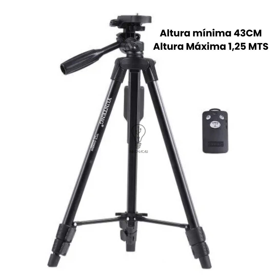 📲 SOPORTE (TRÍPODE SELFIE) PARA SMARTPHONE YUNTENG VCT5208