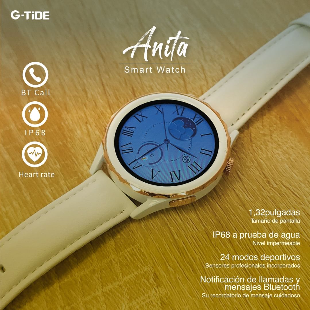 ⌚ RELOJ INTELIGENTE G-TIDE ANITA 👑