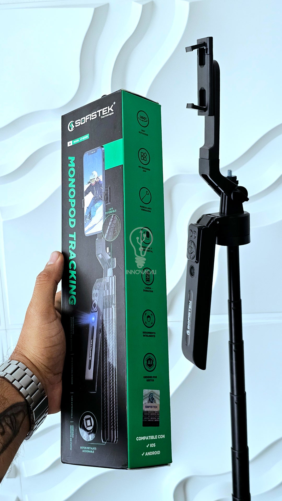 Trípode Monopod con Seguimiento Facial SOFISTEK AT-SK340