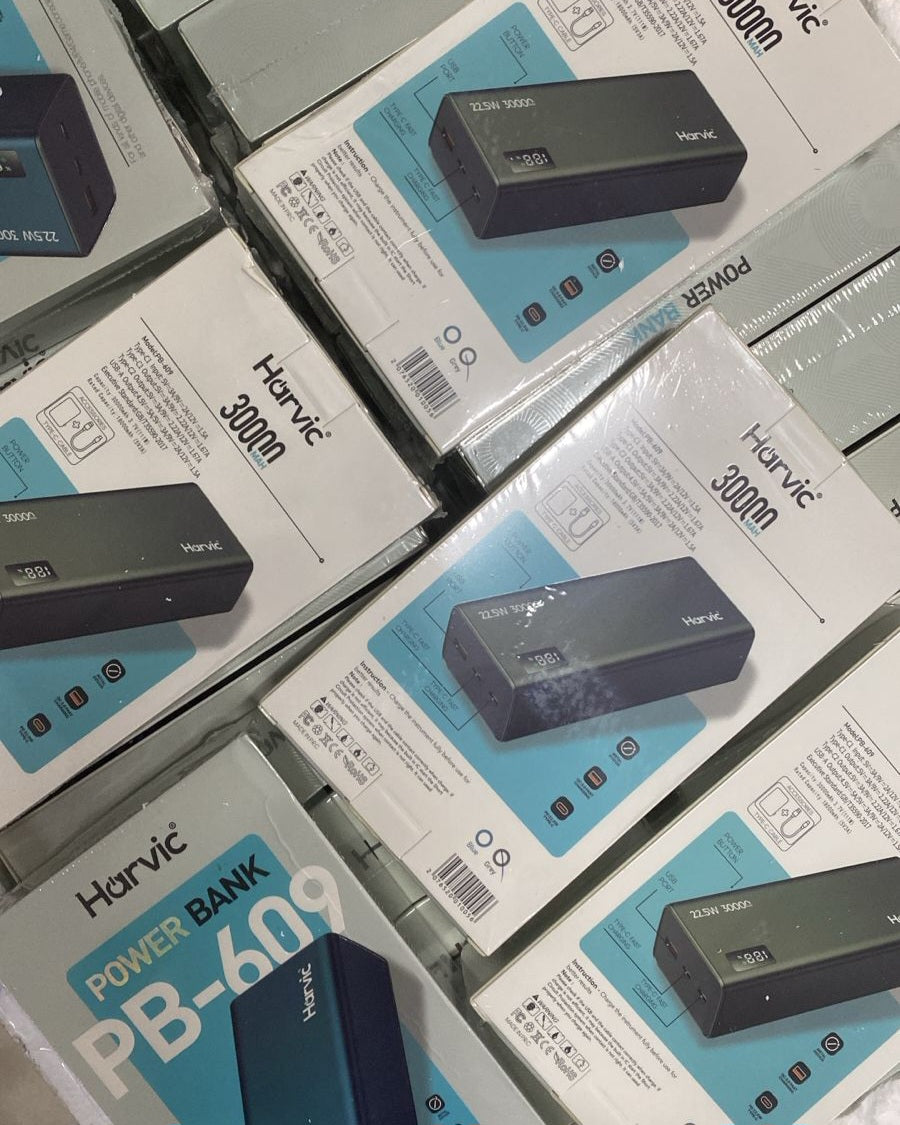 🔋 POWERBANK HARVIC DE 30.000 MAH (BANCO DE CARGA) 🔌