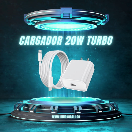 ⚡🔌 CARGADOR 20W (CARGA RÁPIDA) USB C - LIGHTNING IPHONE 11 AL 14PROMAX 🔋⚡