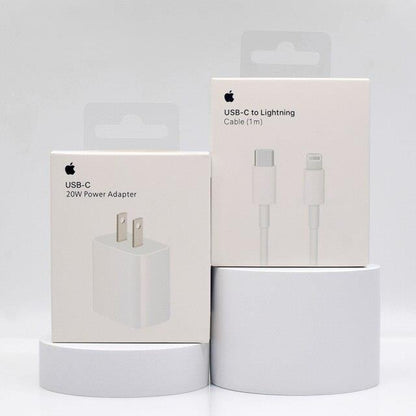 ⚡🔌 CARGADOR 20W (CARGA RÁPIDA) USB C - LIGHTNING IPHONE 11 AL 14PROMAX 🔋⚡