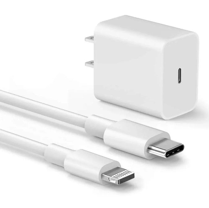 ⚡🔌 CARGADOR 20W (CARGA RÁPIDA) USB C - LIGHTNING IPHONE 11 AL 14PROMAX 🔋⚡