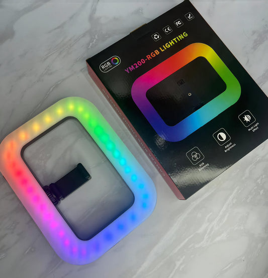 Soporte de Luz RGB Rectangular YM-200