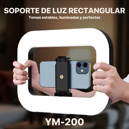 Soporte de Luz Rectangular YM-200