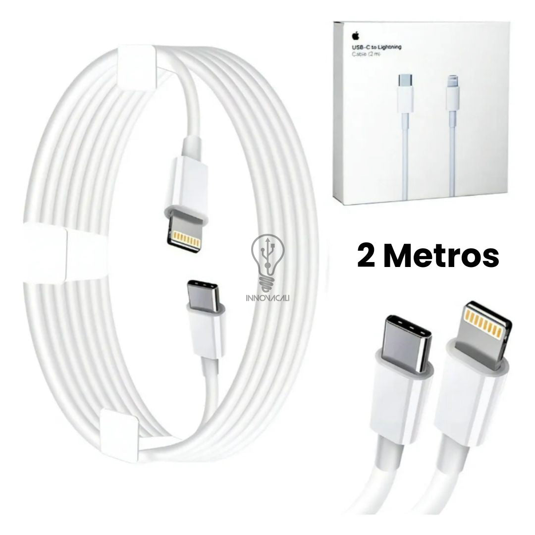 🔌 CABLE TIPO C A LIGHTNING (2 METROS)