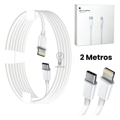🔌 CABLE TIPO C A LIGHTNING (2 METROS)