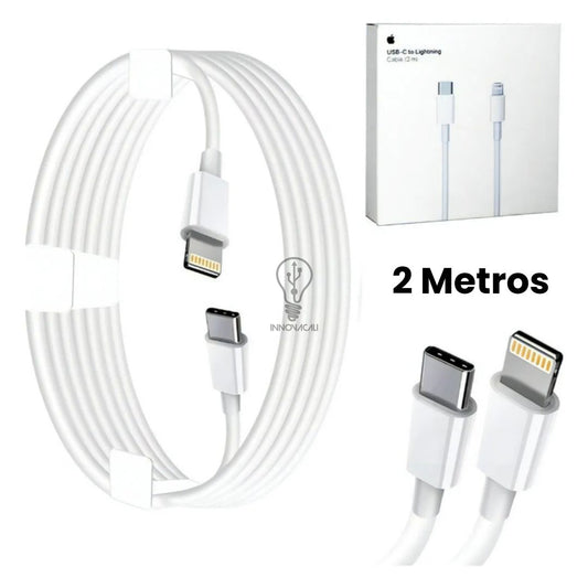 🔌 CABLE TIPO C A LIGHTNING (2 METROS)