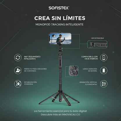 Trípode Monopod con Seguimiento Facial SOFISTEK AT-SK340