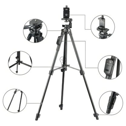 📲 SOPORTE (TRÍPODE SELFIE) PARA SMARTPHONE YUNTENG VCT5208