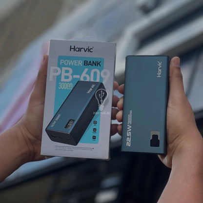 🔋 POWERBANK HARVIC PB-609 (30.000 MAH)
