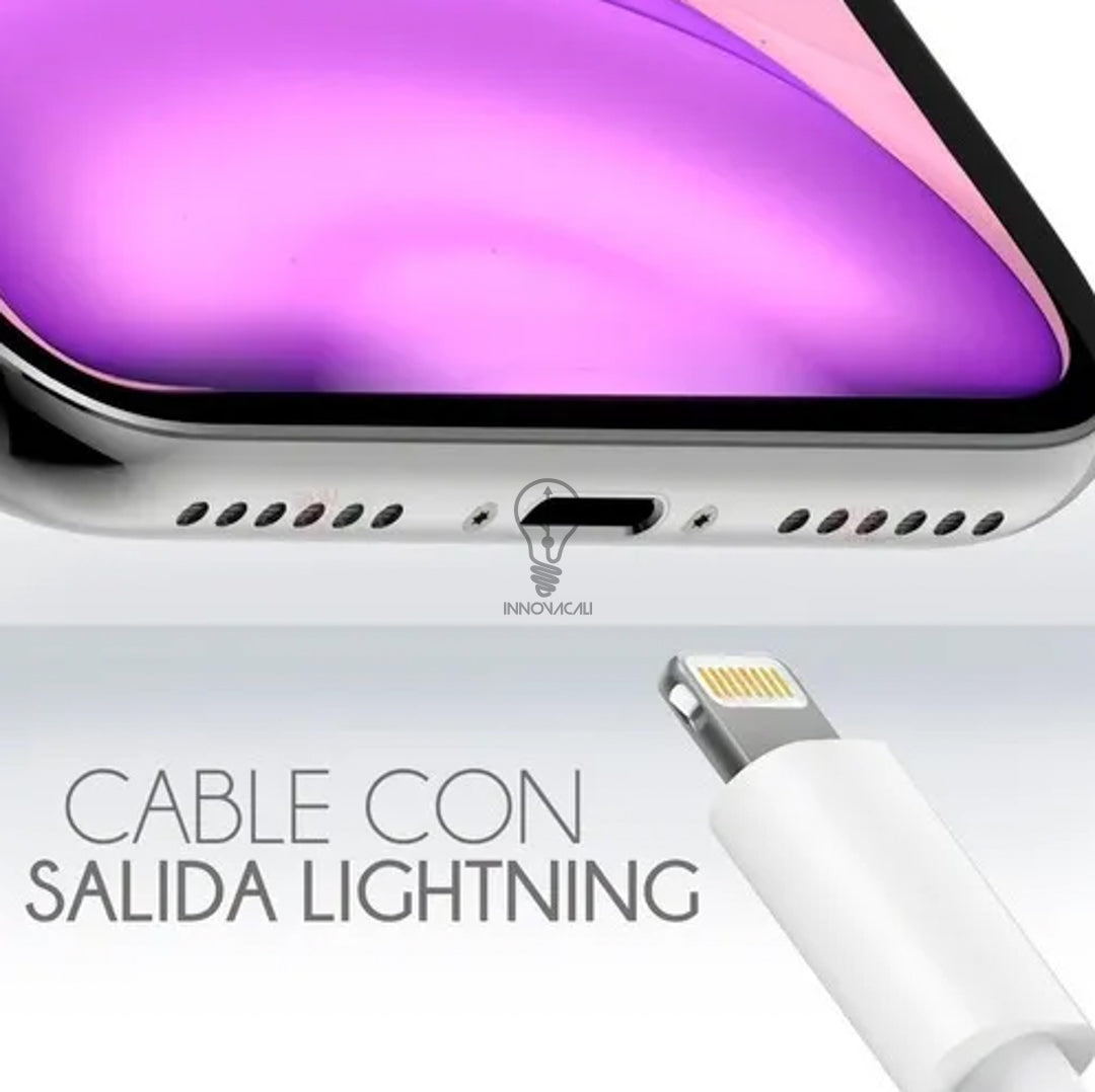 🔌 CABLE TIPO C A LIGHTNING (2 METROS)