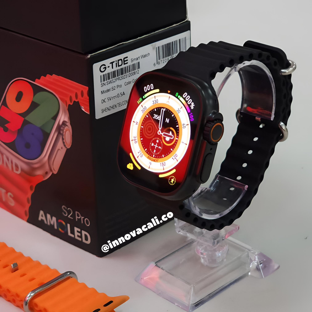 ⌚ G-TIDE S2 PRO PANTALLA AMOLED + 7 DÍAS DE BATERÍA 🔋 (SERIE ULTRA 49MM) 📲