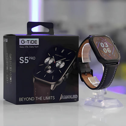 ⌚ RELOJ INTELIGENTE G-TIDE S5 PRO | 7 Días de Batería + Pantalla AMOLED
