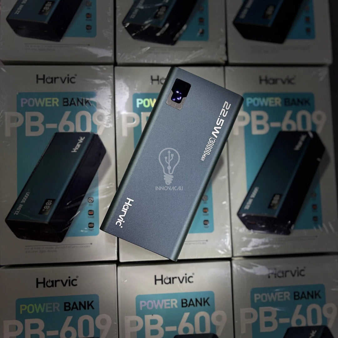 🔋 POWERBANK HARVIC PB-609 (30.000 MAH)