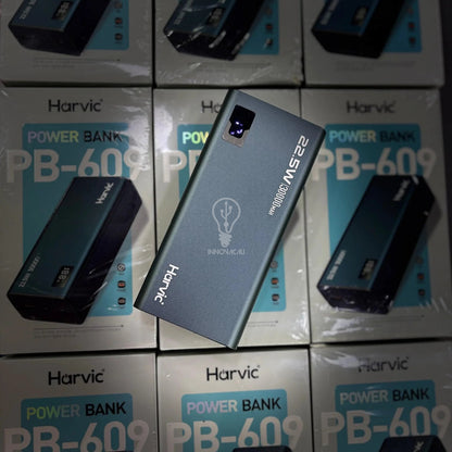 🔋 POWERBANK HARVIC PB-609 (30.000 MAH)