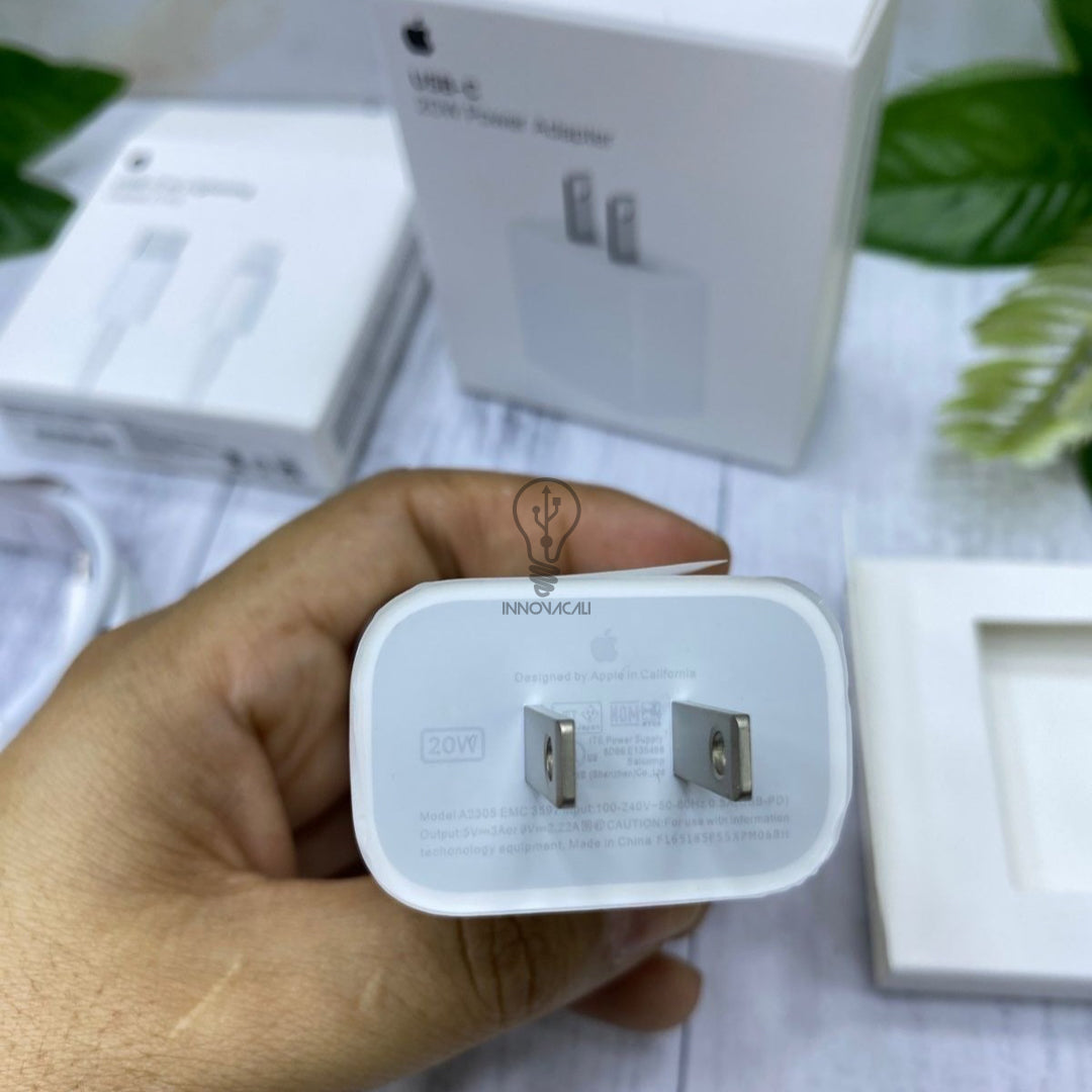 ⚡🔌 CARGADOR 20W | (ORIGINAL) USB C - Lightning (1 Metro) 🔋⚡