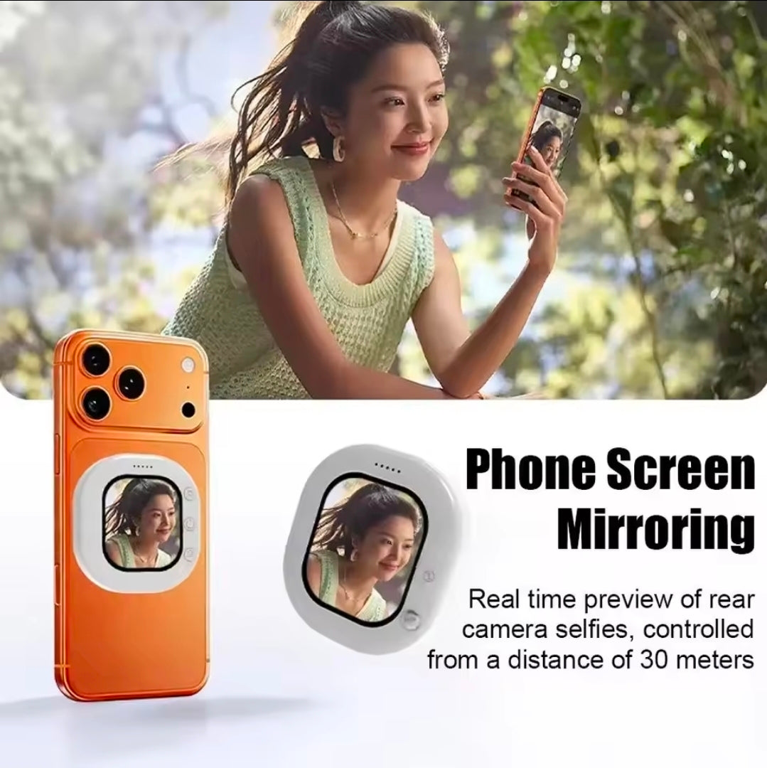 Pantalla Selfie Magnética para Celular T30 | Graba con tu cámara trasera