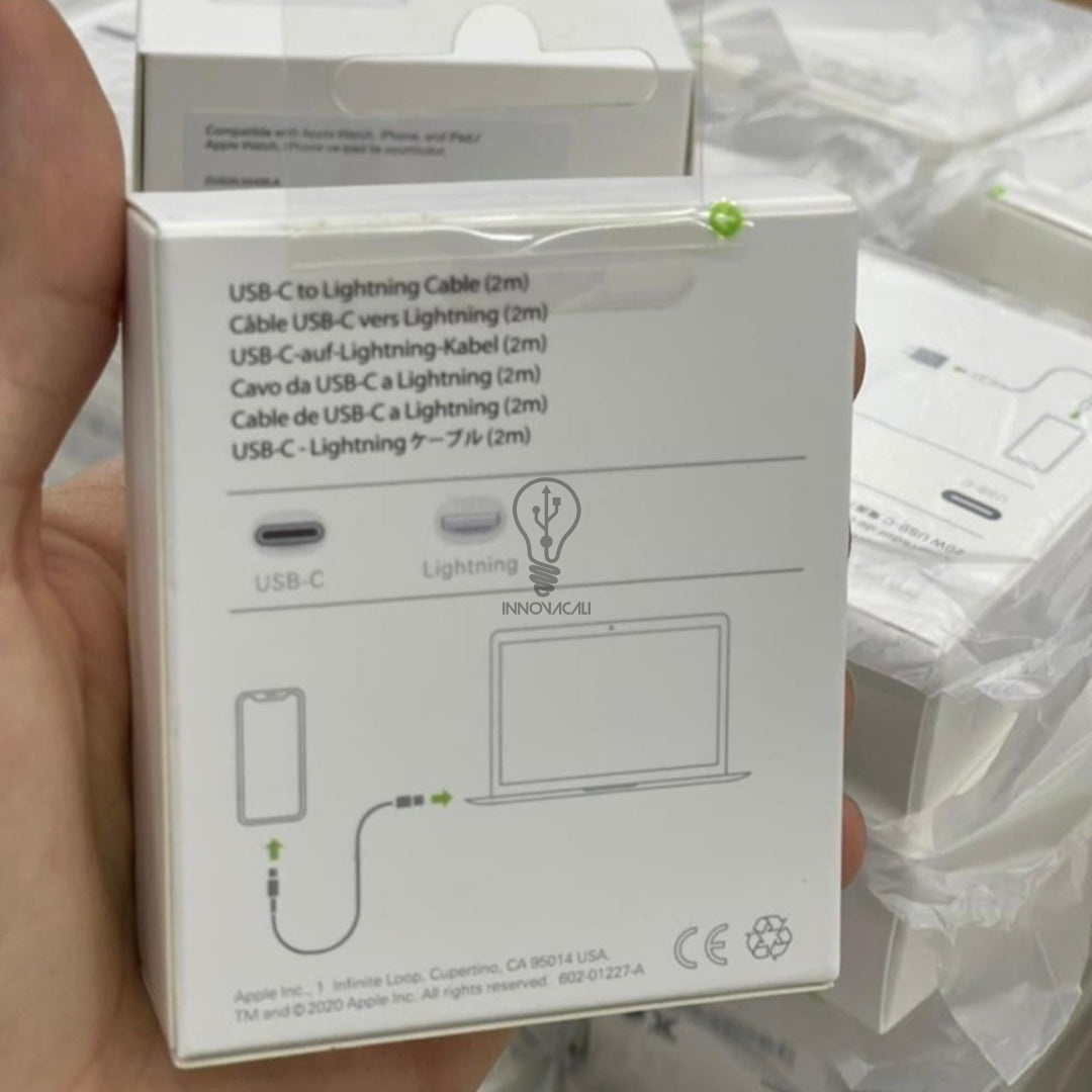 🔌 CABLE TIPO C A LIGHTNING (2 METROS)