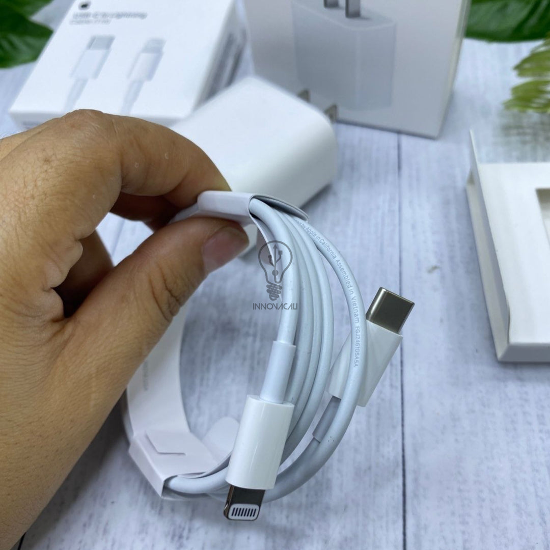 ⚡🔌 CARGADOR 20W | (ORIGINAL) USB C - Lightning (1 Metro) 🔋⚡