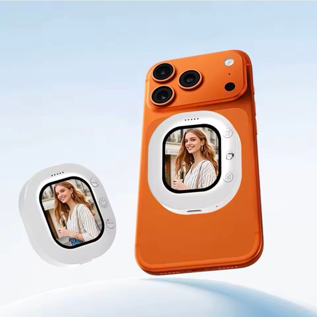 Pantalla Selfie Magnética para Celular T30 | Graba con tu cámara trasera