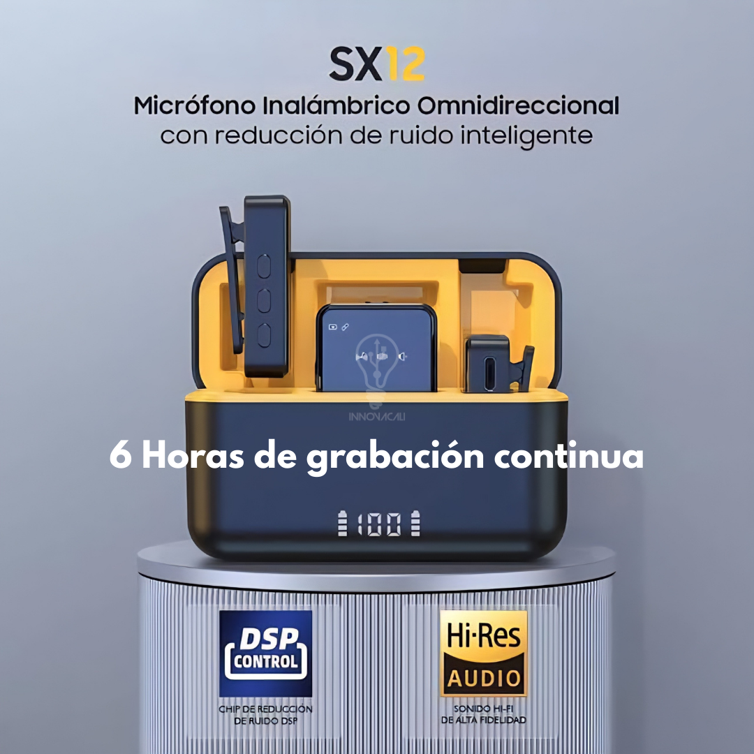 🎤 MICRÓFONO SX 12 (CANCELACIÓN DE RUIDO) 🔇