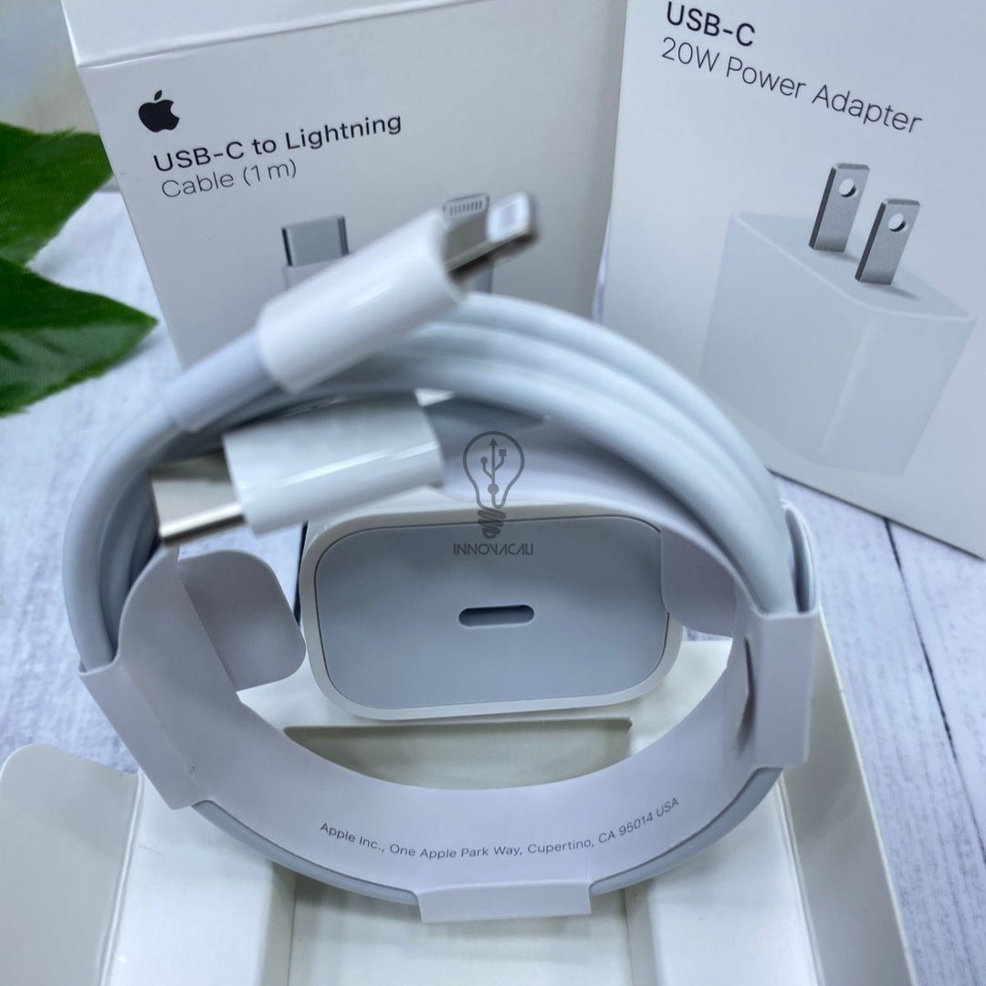 ⚡🔌 CARGADOR 20W | (ORIGINAL) USB C - Lightning (1 Metro) 🔋⚡