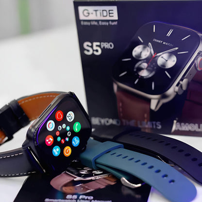 ⌚ RELOJ INTELIGENTE G-TIDE S5 PRO | 7 Días de Batería + Pantalla AMOLED