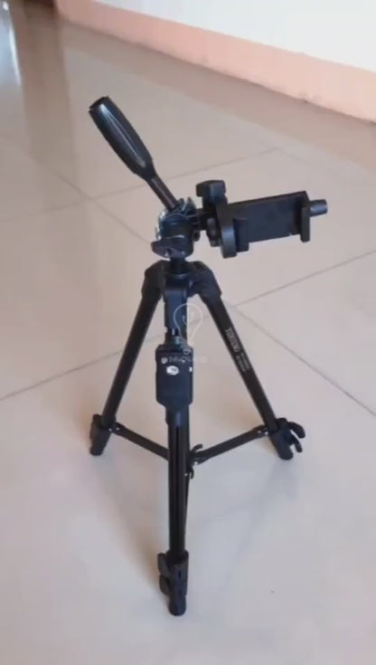 📲 Trípode con Estabilizador YUNTENG VCT5208 | Control Remoto